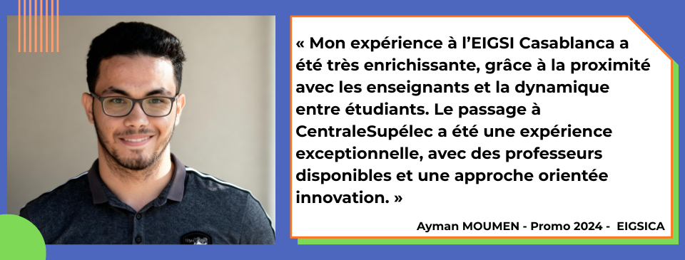 Témoignage étudiant – Ayman Moumen