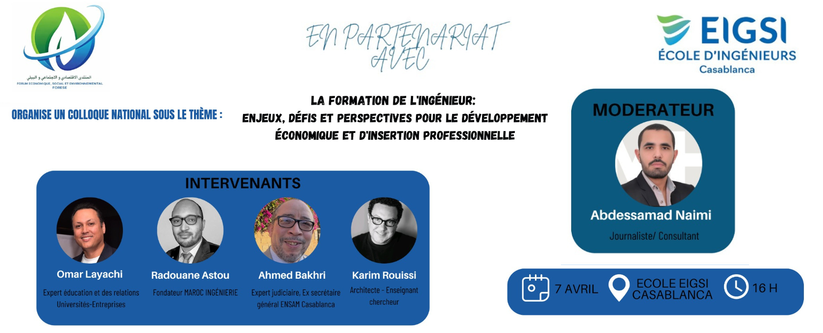 Colloque national à l’EIGSI Casablanca